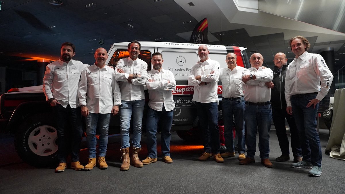 Presentación del equipo RumboZero Mercedes-Benz, Dakar Classic 2022