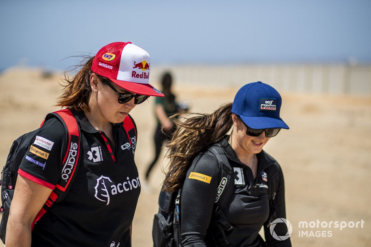 Laia Sanz, Acciona Sainz XE Team, y Sara Price, Segi TV Chip Ganassi Racing