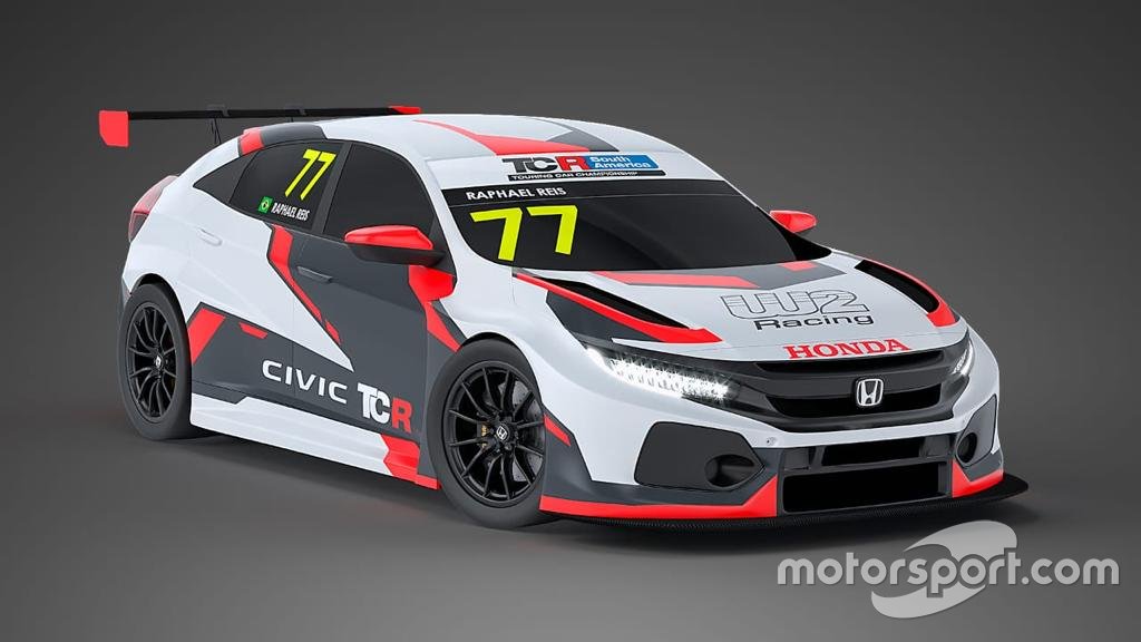 Layout do Honda Civic de Raphael Reis preparado pela W2