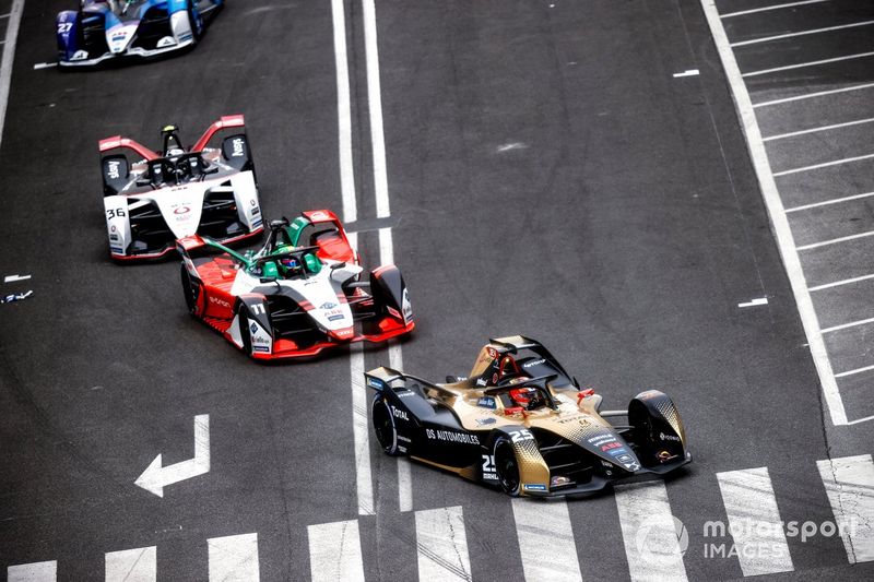 Jean-Eric Vergne, DS Techeetah, DS E-Tense FE21, Lucas Di Grassi, Audi Sport ABT Schaeffler, Audi e-tron FE07, Andre Lotterer, Tag Heuer Porsche, Porsche 99X Electric, Jake Dennis, BMW I Andretti Motorsport, BMW iFE.21