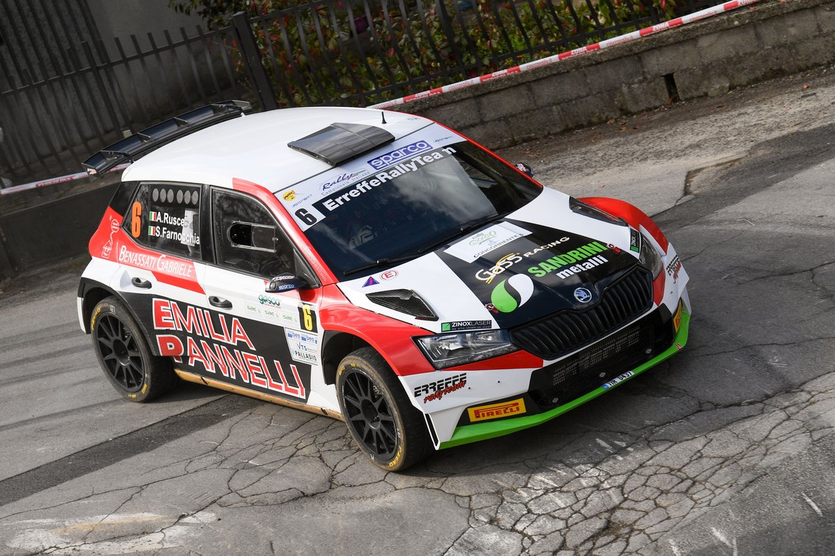 Antonio Rusce, Sauro Farnocchia, Gass Racing, Skoda Fabia Rally2 Evo