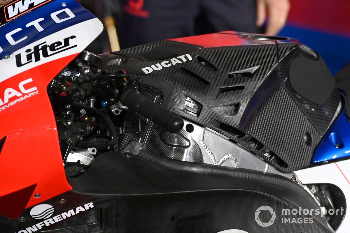 La moto de Pramac Ducati
