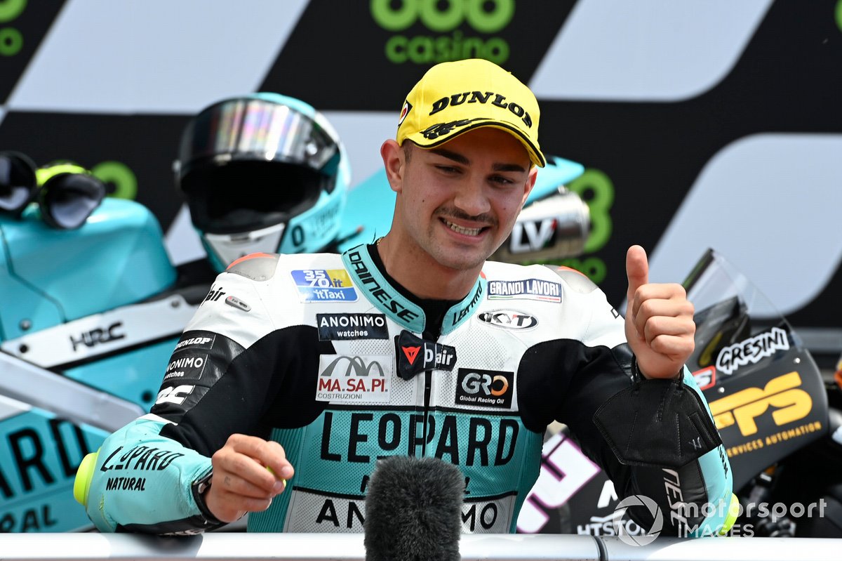 Dennis Foggia, Leopard Racing parc ferme