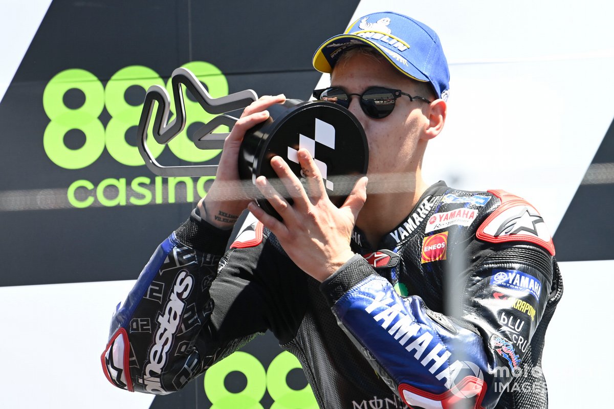 Podio: ganador Fabio Quartararo, Yamaha Factory Racing