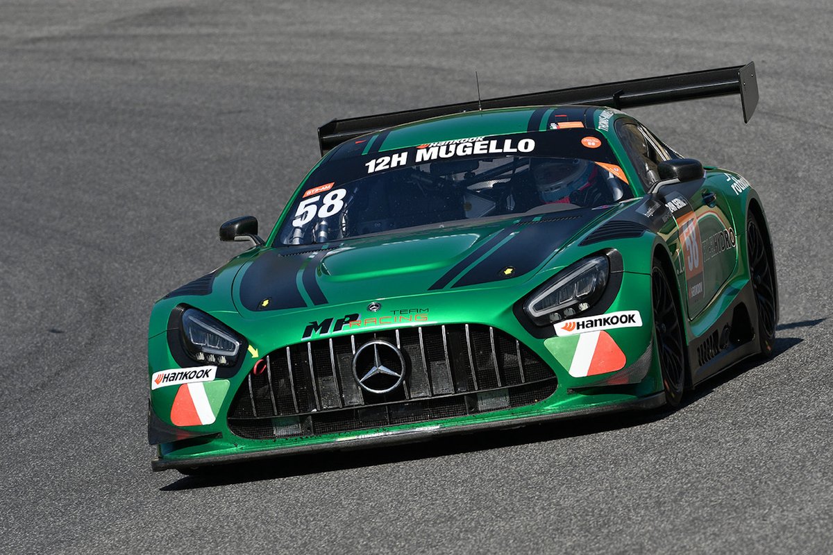 #58 MP Racing: Thomas Gostner, David Gostner, Corinna Gostner, Manuela Gostner, Giorgio Sernagiotto, Mercedes-AMG GT3