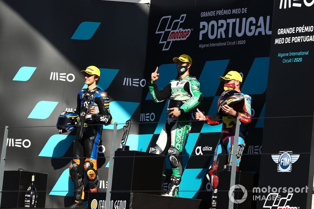 Luca Marini, Sky Racing Team VR46 Remy Gardner, SAG Racing Team Sam Lowes, Marc VDS Racing