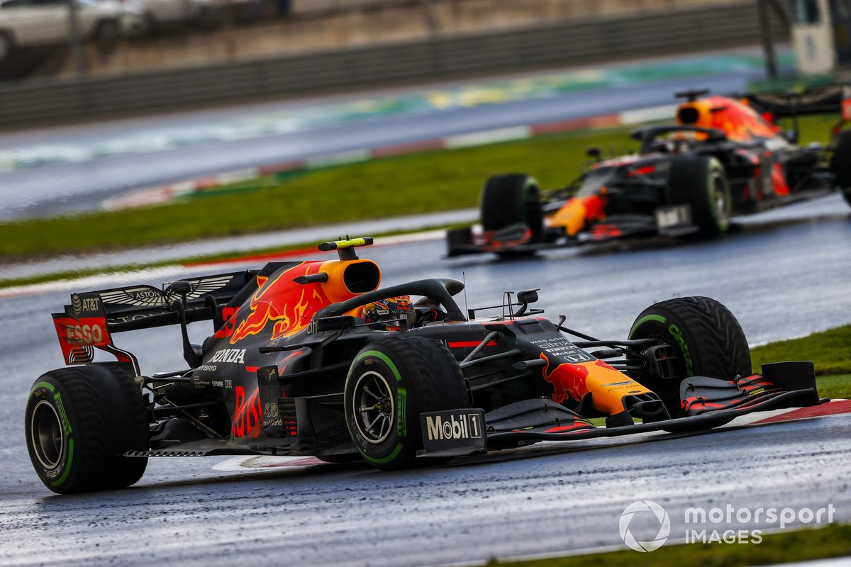 Alex Albon, Red Bull Racing RB16, Max Verstappen, Red Bull Racing RB16