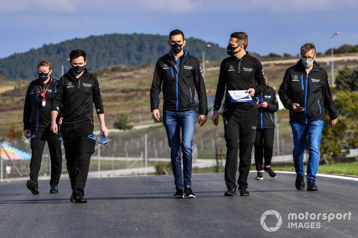 Nicholas Latifi, Williams Racing walks the track