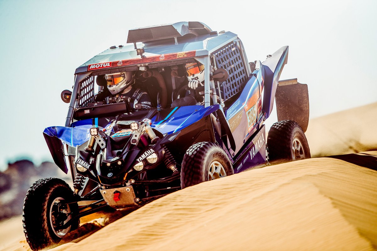 #385 Yamaha Powered by X-Raid Team: Mattias Ekström, Emil Bergkvist