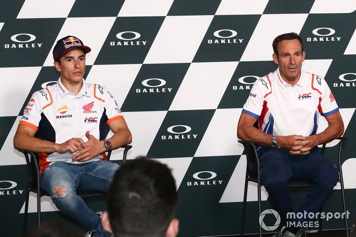 Marc Márquez, equipo Repsol Honda, Alberto Puig, director del equipo Repsol Honda