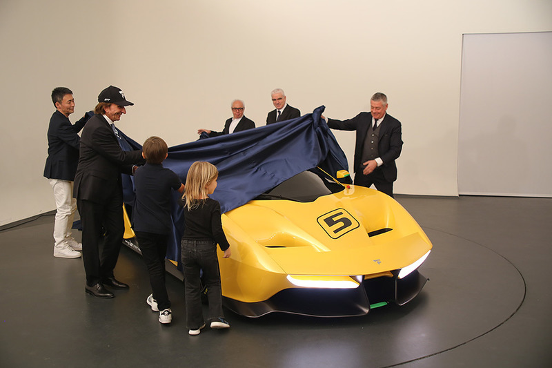 Het doek wordt getrokken van de Fittipaldi EF7 Vision Gran Turismo by Pininfarina