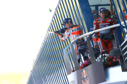Podium : le vainqueur Dani Pedrosa, Repsol Honda Team, le deuxième, Marc Marquez, Repsol Honda Team