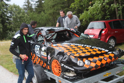 Kevin Mostberger, Honda Integra, Ecurie Basilisk, Unfall Training