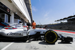 Luca Ghiotto, Williams leaving the pits