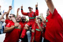 The Abt Audi team celebrate with ChampionLucas di Grassi, ABT Schaeffler Audi Sport at Parc Ferme