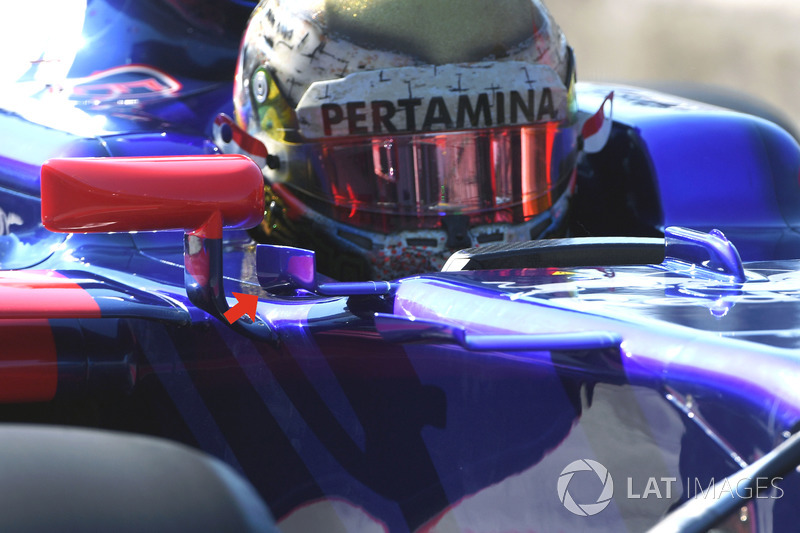 Scuderia Toro Rosso, cockpit fin