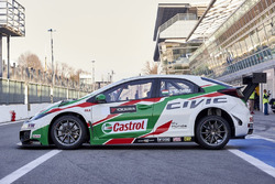 La voiture de Norbert Michelisz, Honda Racing Team JAS, Honda Civic WTCC