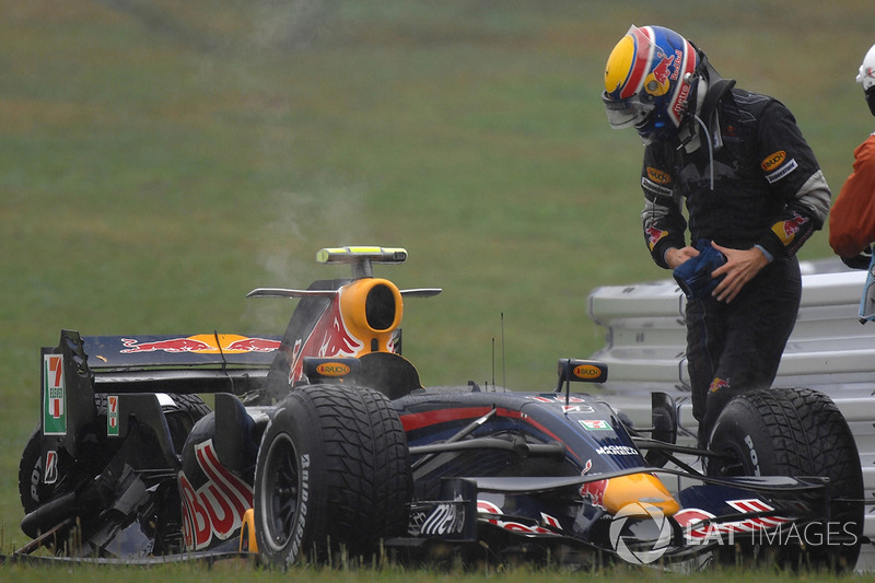 Mark Webber, crash 