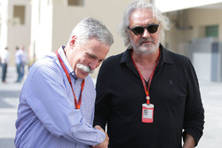 Chase Carey, Formula One Group Chairman with Flavio Briatore