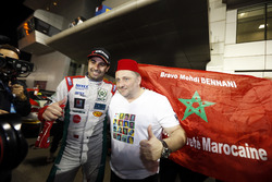 Le vainqueur Mehdi Bennani, Sébastien Loeb Racing, Citroën C-Elysée WTCC avec Yves Matton, Citroën Motorsport Director