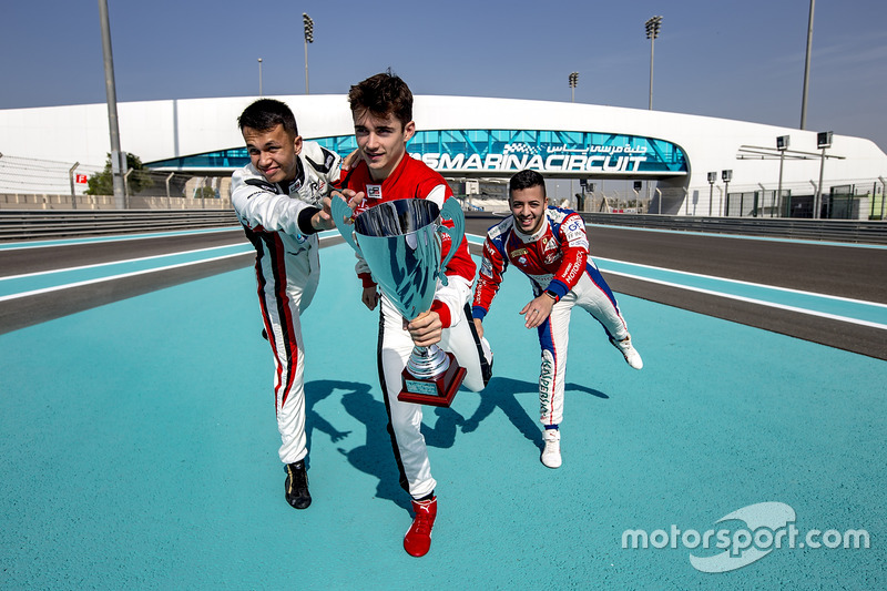 El podio de las GP3 Series en 2016