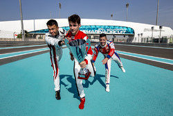Alexander Albon, ART Grand Prix, Charles Leclerc, ART Grand Prix et Antonio Fuoco, Trident