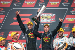 Podium: race winners David Reynolds, Luke Youlden, Erebus Motorsport Holden