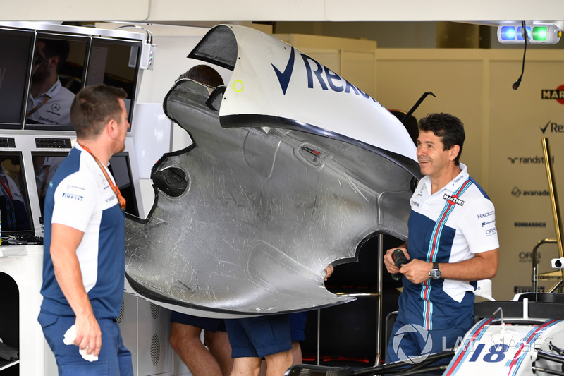 Williams FW40 detalle de la carrocería