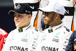 Valtteri Bottas, Mercedes AMG, and Lewis Hamilton, Mercedes AMG