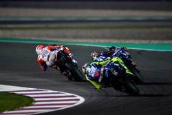 Andrea Dovizioso, Ducati Team; Maverick Maverick Viñales, Yamaha Factory Racing; Valentino Rossi, Ya