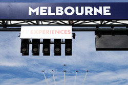 An air display over the circuit
