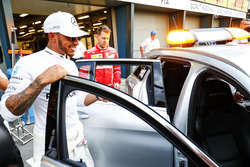 Pole man Lewis Hamilton, Mercedes AMG