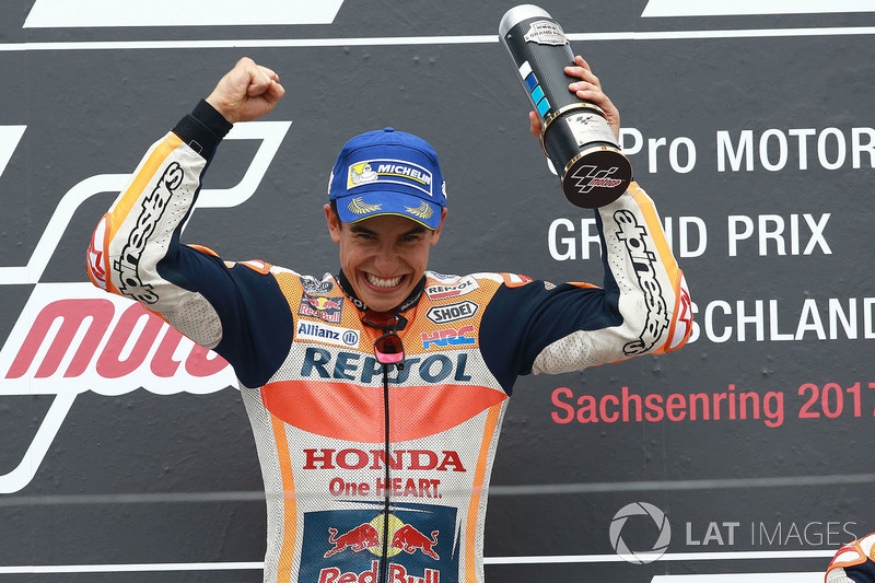 Podium: race winner Marc Marquez, Repsol Honda Team