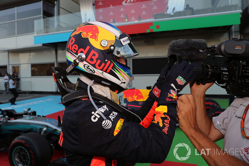 Yarış galibi Daniel Ricciardo, Red Bull Racing, parc ferme