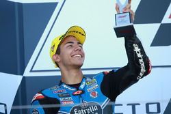 Podio: il secondo classificato Enea Bastianini, Estrella Galicia 0,0