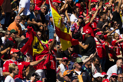Ferrari fans in the crowd