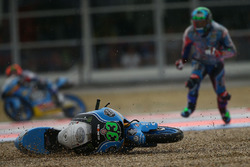 L'accident de Enea Bastianini, Estrella Galicia 0,0