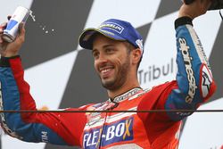 Podium : le troisième, Andrea Dovizioso, Ducati Team