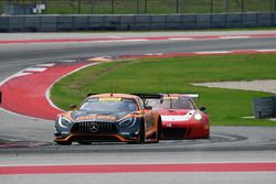 #2 CRP Racing Mercedes AMG GT3: Ryan Dalziel, Daniel Morad, #58 Wright Motorsports Porsche 911 GT3 R: Patrick Long, Jörg Bergmeister