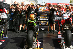 Race winner and 2017 champion Jonathan Rea, Kawasaki Racing