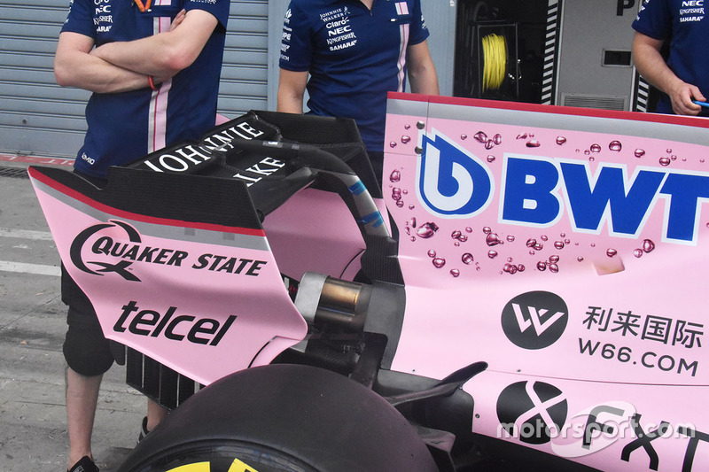 Sahara Force India VJM10 detalle trasero