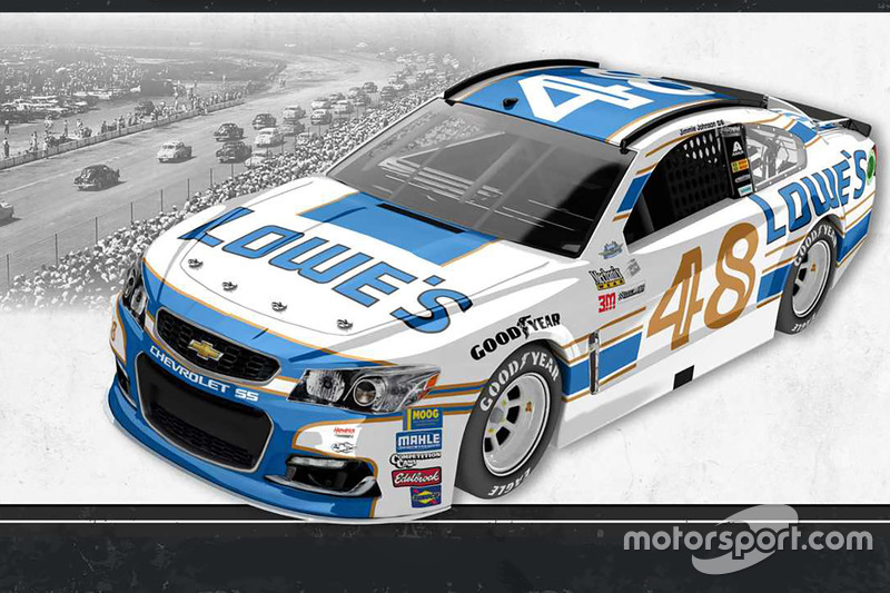 Throwback-Design: Jimmie Johnson, Hendrick Motorsports Chevrolet