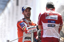 Podium: Andrea Dovizioso, Ducati Team