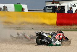 Chute de Cal Crutchlow, Team LCR Honda