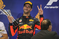 Podium: segundo, Daniel Ricciardo, Red Bull Racing
