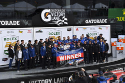 Podium GTLM: first place Joey Hand, Dirk Müller, Sébastien Bourdais, Ford Performance Chip Ganassi Racing