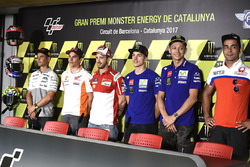 Alvaro Bautista, Aspar Racing Team, Marc Marquez, Repsol Honda Team, Maverick Viñales, Yamaha Factory Racing, Valentino Rossi, Yamaha Factory Racing, Danilo Petrucci, Pramac Racing