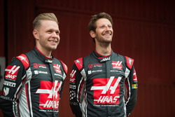 Romain Grosjean, Haas F1 Team, Kevin Magnussen, Haas F1 Team