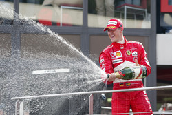 Podium: Michael Schumacher, Ferrari