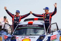 Third place Dani Sordo, Marc Marti, Hyundai i20 WRC, Hyundai Motorsport